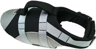 Жилет для собак - рятувальний жилет для плавання з підкладкою. Підходить для малих, середніх та великих собак. Чорний колір, розмір L