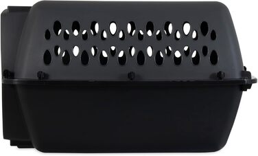 Кінець переноска для тварин Aspenpet Pet Porter 21085, традиційна переноска, для тварин вагою 7-9 кг, сірого кольору, розмір 61 x 42 x 37 см