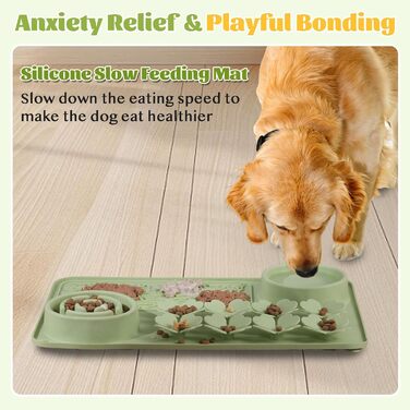 Силіконова килимок-лежанка для собак та котів - повільний годівник, інтерактивна іграшка-лежанка, антиковзаюча, для швидких їдців, для великих та маленьких порід