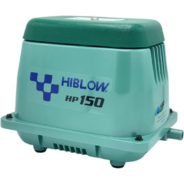 Компресор HiBlow HP-150, 180 л/хв, 1,3 м, вихід 18 мм, 125 Вт – аератор для ставка