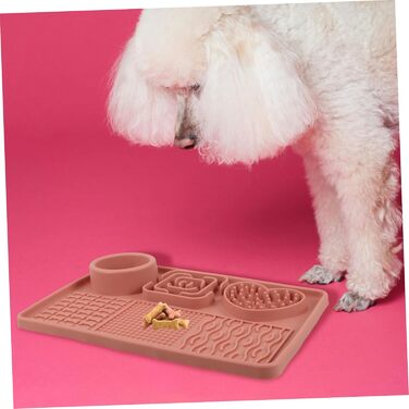 Килимок для собак та котів з присосками, повільне годування, силікон, килимок для тварин, проти швидкого поїдання