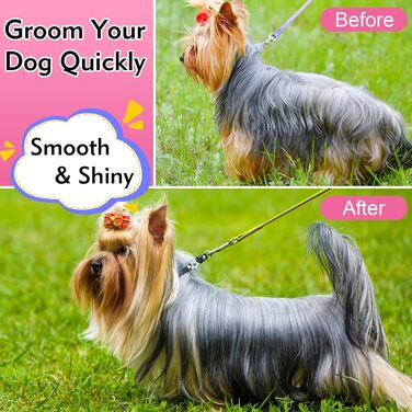 Двостороння щітка для грумінгу собак, котів та коней - видаляє підшерсток та розплутує шерсть. Підходить для собак різних порід та розмірів