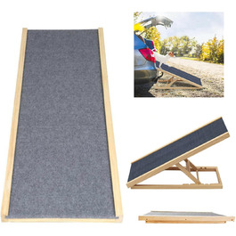 Рампа для собак та котів, складна, з регулюванням висоти, 70 x 35 x 30 см, CWPT-70x40cm