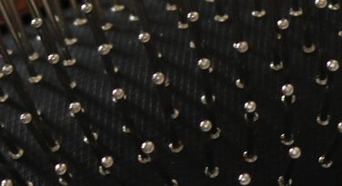 Гребінець для вичісування шерсті собак та котів, дерев'яний, двосторонній, для вичісування та масажу голови