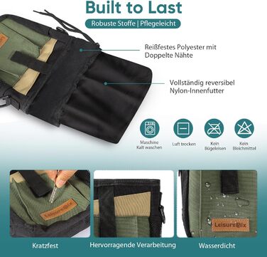 Сумка для ласощів для собак Leckerlitasche, поясна сумка для прогулянок, водонепроникна, чорна та зелена