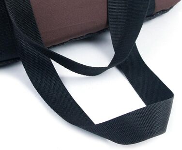 Дихаюча переноска для собак з знімним подушкою, переноска для домашніх тварин для покупок, походів, подорожей, прогулянок, портативна сумка-переноска для маленьких та середніх собак, котів, цуценят (Колір: Коричневий)