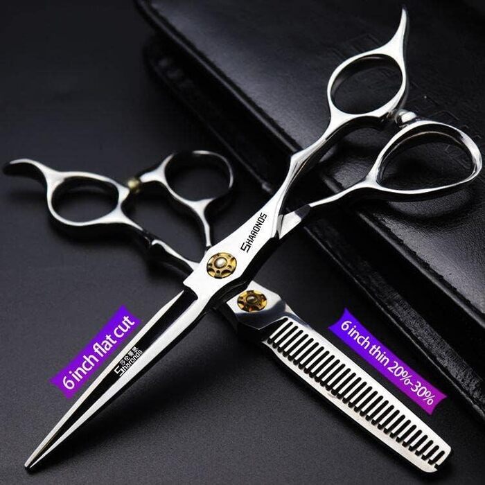 Професійна ножиця для грумінгу собак та котів Fellschere 6/6.5/7.5 дюймів з нержавіючої сталі (2 шт.)
