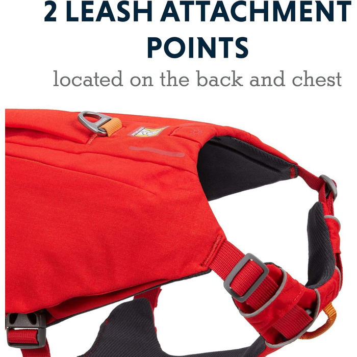 Шлейка для собак Ruffwear Switchbak з кишенями, Red Sumac, середній розмір