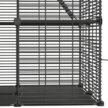 Будиночок для котів Balconera, чорний, квадратний, 104 см x 72 см x 140 см