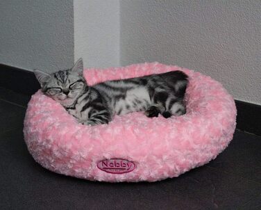 Подушка-пончик для собак та котів Nobby Arusha, рожева, 45 см