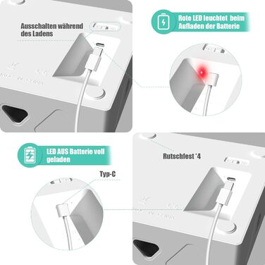 Інтерактивна іграшка для котів MigiBox: електрична мишка з 7 отворами, 4 шт. аксесуарів, для розваги, з підзарядкою, паперова