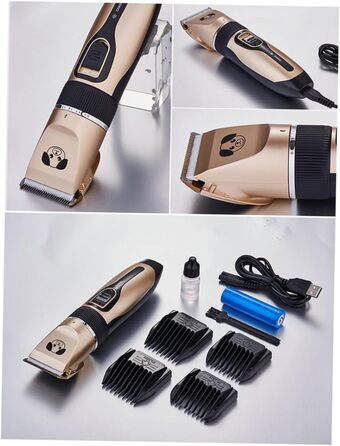 Машинка для стрижки шерсті собак Hemobllo з керамічним лезом – тиха та потужна, для безпечного грумінгу