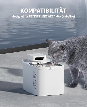Фільтр PETKIT EVERSWEET MAX з активованим вугіллям, високоефективна фільтрація, 5 шт для фонтану для котів і собак
