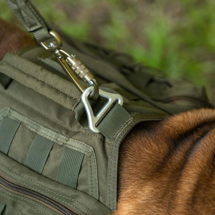 Сервісний рюкзак для собак, жилет-шлея з Molle, регульований, сідельна сумка для середніх і великих собак