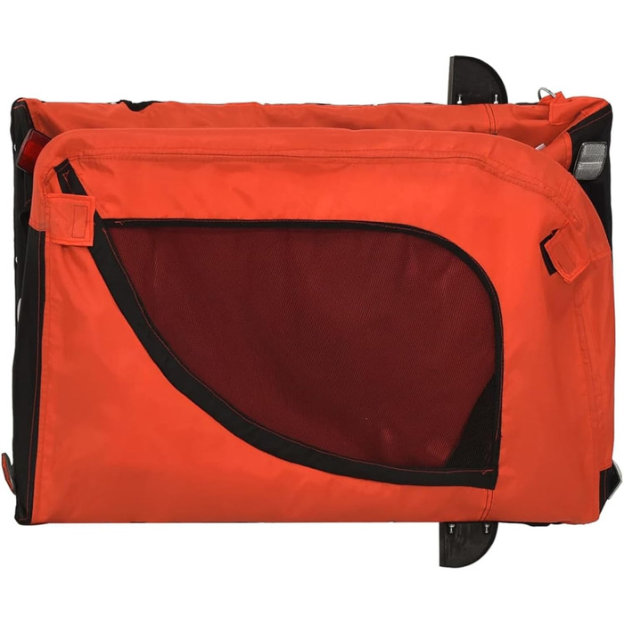 SECOLI Причіп для собак, візок для собак, буги для собак з відбивачем. Причіп для велосипеда для собак до 45 кг, оранжевий, 136 x 69 x 73.5 см