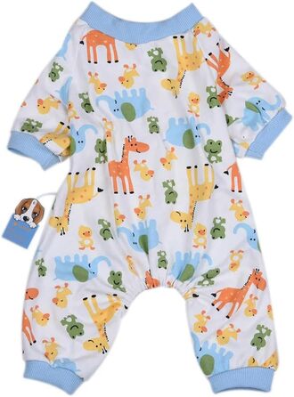 Піжама для котів та собак Pyjaa, одяг для домашніх тварин, тепла піжама для кошенят та цуценят (S)