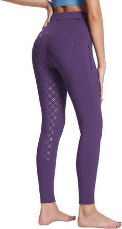 Спортивні штани для верхової їзди жіночі зимові Fleece, Vobesatz, з блискавками, XXL, фіолетовий