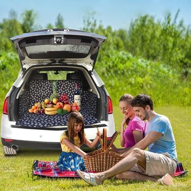 Захист багажника для собак Velomy, сумісний з Dacia Sandero Stepway, водонепроникний, з захистом бокових стінок та бампера, чорний