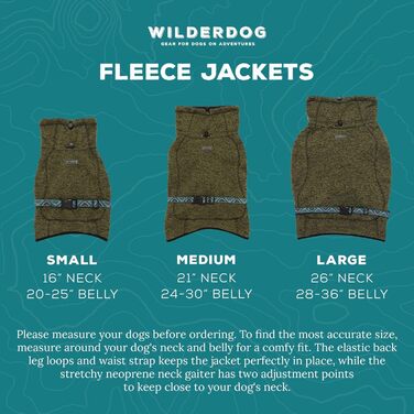 Куртка для собак Wilderdog з флісу та неопрена, розмір S, синя