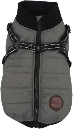 Водонепроникний теплий одяг для собак з інтегрованою шлейкою: куртка, жилет з утеплювачем для малих та середніх собак