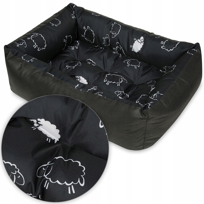 Ортопедичне ліжко для собак Superkissen24, багатоколірне, 90 см x 120 см