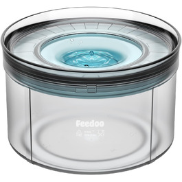 Миска для води Feedoo для собак 3,6 л, проти розливу, Tritan, BPA-free, нековзна підставка, уповільнює пиття