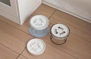 Підвищений миска для котів TRUNDISAN: проти блювоти, для здорового травлення та контролю ваги. Міцний та довговічний.