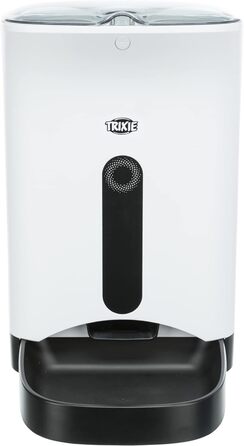 Автоматична годівниця для тварин TRIXIE TX8, керування через додаток, 4,3 л, біло-чорна
