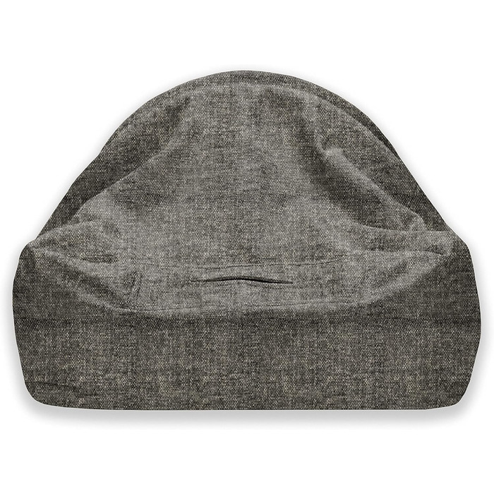 Sleepy Fox® Преміум Печера-ліжко для собак та котів - Нагороджений, запатентований дизайн (Medium: 85w x 75d x 55h cm, Сірий велюр)