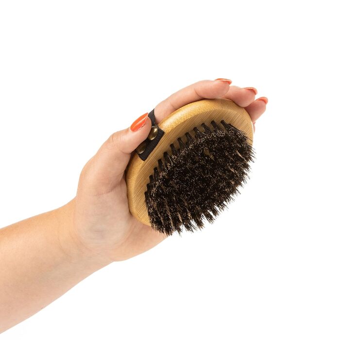 Набір для догляду за шерстю Міккі 6280004 для цуценят та молодих кошенят: щітка з щетиною та гребінець, для собак та котів, з бамбука, 130 г