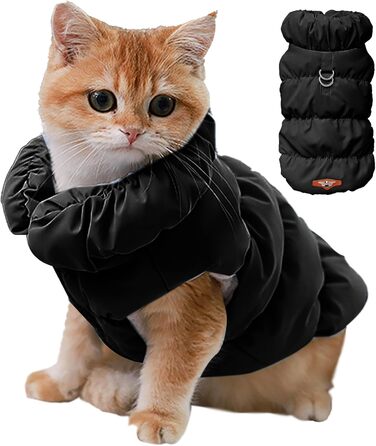 Пуловер для собак з бавовни - тепла куртка для собак на зиму | Пуловер, куртка для холодної погоди | Вітронепроникний зимовий одяг для цуценят маленьких, середніх та великих порід