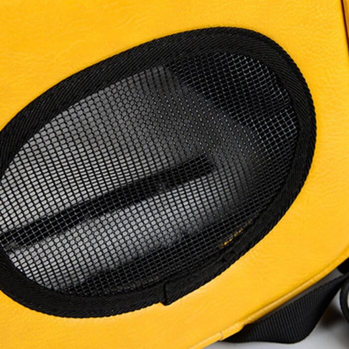 Рюкзак для тварин FOKOM, рюкзак-переноска для собак, котів, кроликів (32 x 29 x 42 см, жовтий)