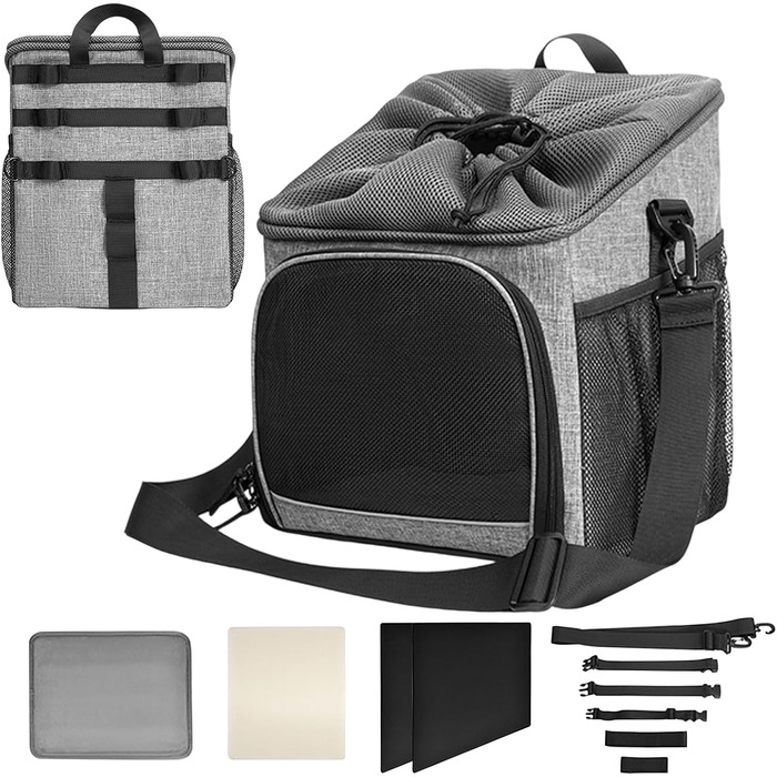 Кошик для собак на велосипед, сидіння для собак на велосипед, знімний, легкий, дихаючий, для покупок, в гори та сад