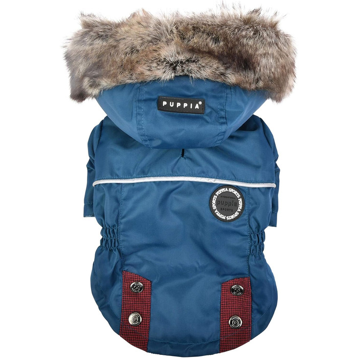 Пупа - теплий зимовий одяг для собак (M) - куртка для собак, аквамарин