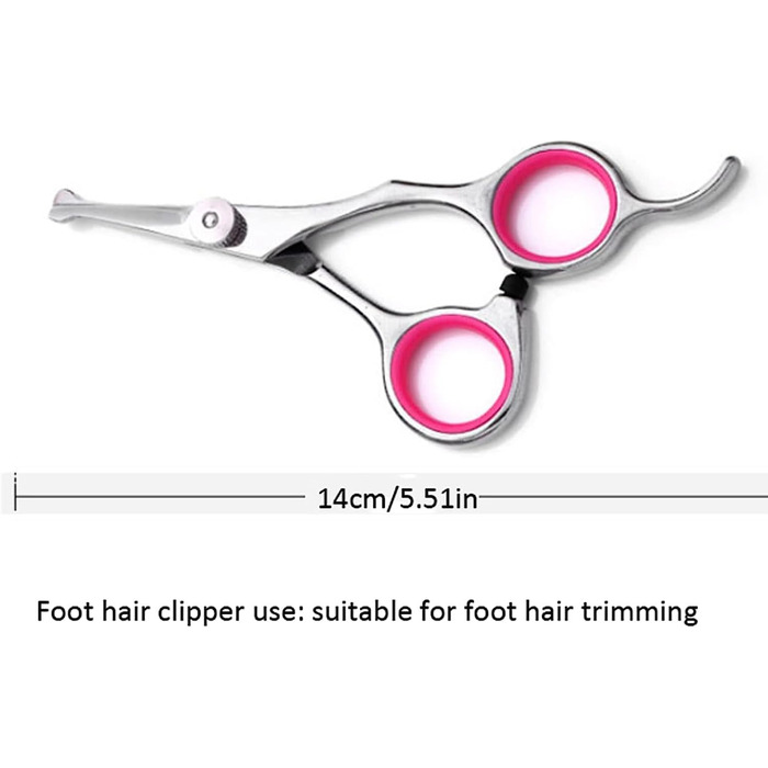 Набір ножиць для грумінгу собак та котів: прямі, зігнуті, з нержавіючої сталі