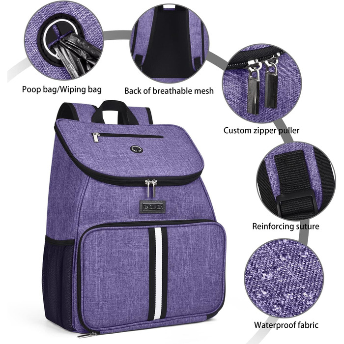 Рюкзак для собак BAGLHER, переноска для тварин у літак, аксесуари для подорожей з набором мисок