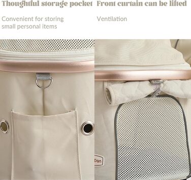 Візок для собак та котів на 2 тварин, знімний багажник, складний, 4 колеса, для подорожей та кемпінгу