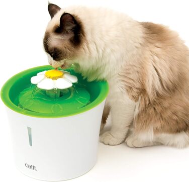 Питний фонтан Catit Flower Fountain 3 л з фільтрацією для котів + набір для чищення 44020