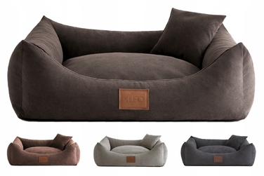 Лежанка для собак SOFA SUN, розмір L (100х80 см), колір графіт