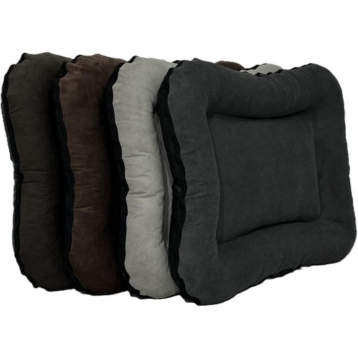 Матрац для собак KIM, ліжко для собак, подушка для собак, диван для собак, можна прати (M 80x60 см, сірий) M 80x60 см сірий