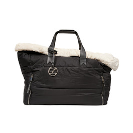 Еліанн | Розкішна сумка для собак | Чорна | Через плече | З регульованим ремінцем | М'яка | Для собак малого та середнього розміру | Висока якість | Преміум-матеріали | З безпечним ремінцем