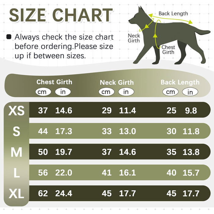 Теплий зимовий пуховик для собак PUMYPOREITY з віднімним коміром-гетром, флісова жилетка для маленьких та середніх собак (Бежевий, L)
