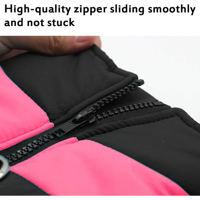 Водонепроникний зимовий пуховик для собак, теплий дощовик для маленьких та середніх собак (Рожевий, 5XL)