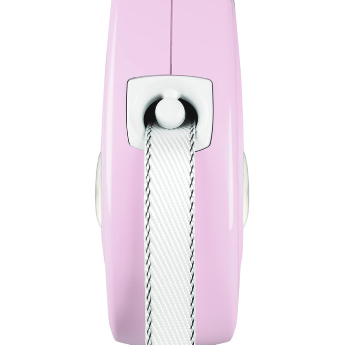 Висувна собача шлейка FLEXI New Comfort, 5 м, рожева, для собак до 25 кг, розмір M