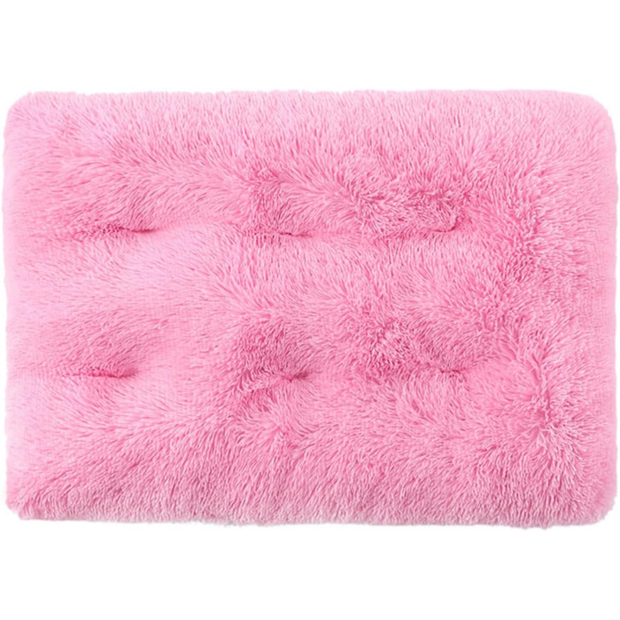 М'яке ліжко для собак, килимок з плюшу, водонепроникне, антиковзне, рожеве, XS