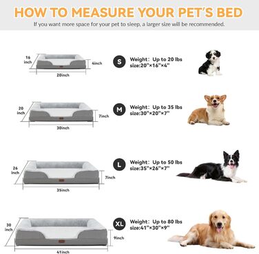 Ортопедичне собаче ліжко 