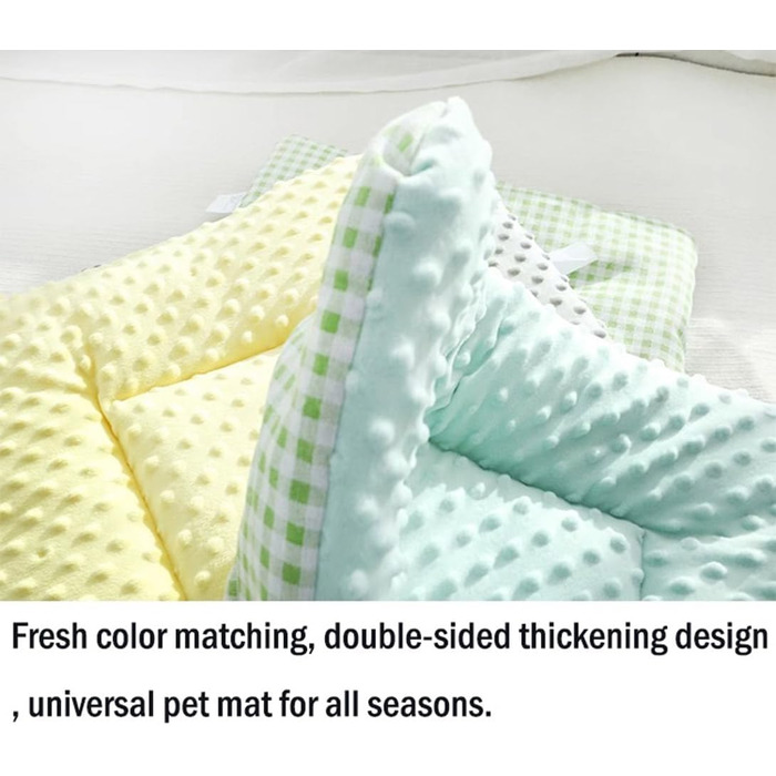 М'який лежак для собак та котів, теплий килимок, 2 шт. (M, 53x40 см, Кофе)