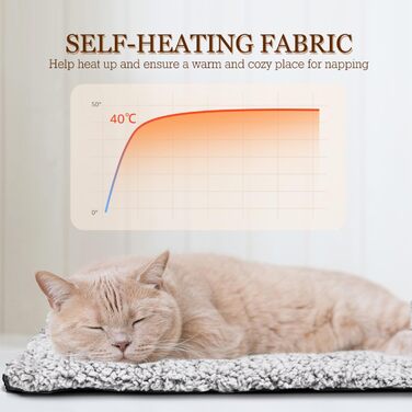 Самогріюча ковдра для котів та собак Nobleza, 50 x 70 см