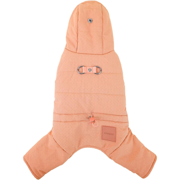 Зимовий одяг для собак: тепла куртка-худі для маленьких собак, 2XL, оранжева | Зручні зимові куртки для собак