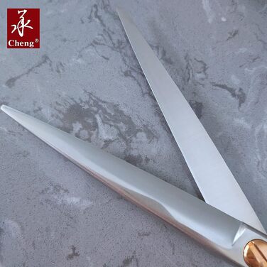Професійна ножиця для грумінгу тварин Cheng BF-75 з нержавіючої сталі, 19,1 см, безпечна та надійна